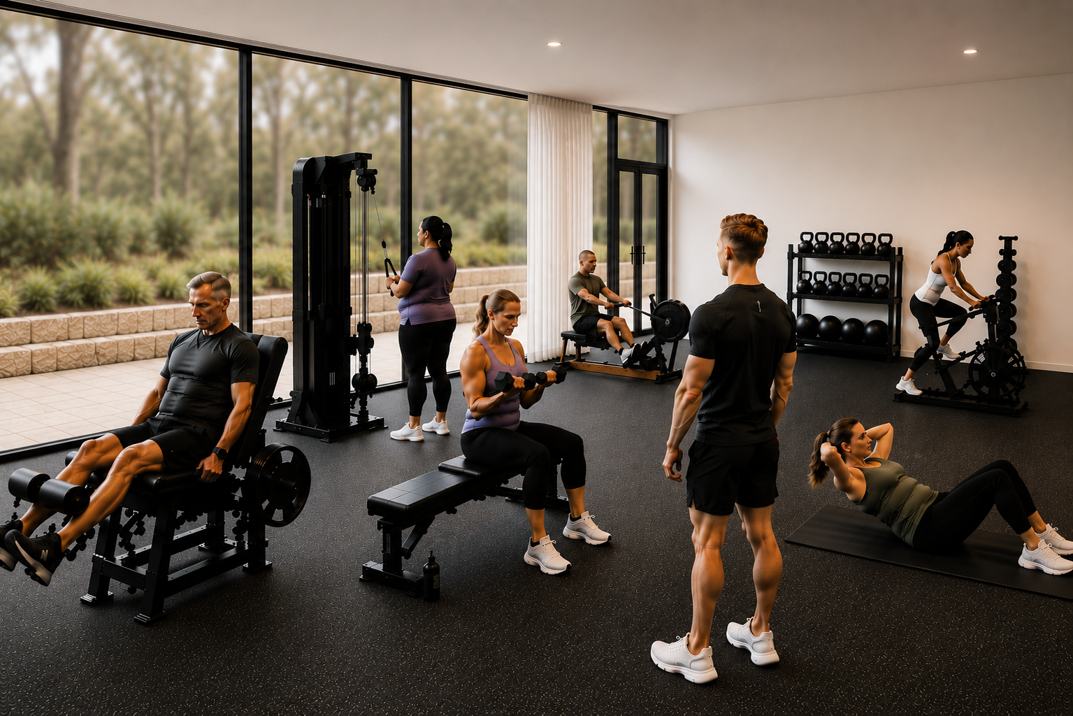 Strength training at PEAK Pilates and PT